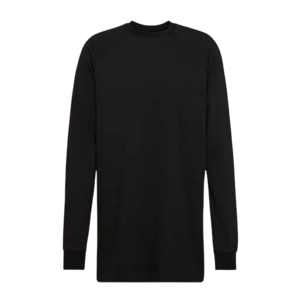 Rick Owens Minimalist Black Jersey Sweatshirt Size XL